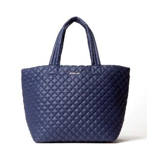 MZ Wallace Large Metro Tote Deluxe in Dawn Rec Navy